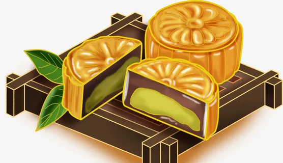 月饼手绘中秋免抠