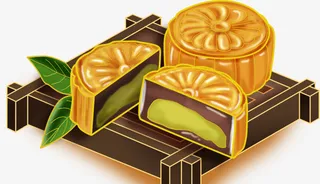 月饼手绘中秋免抠