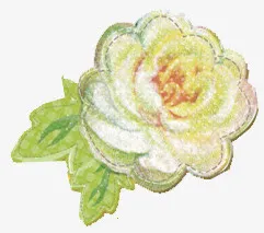 晶莹花朵png素材免抠