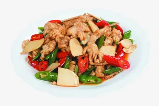 青红辣椒炒鱿鱼免抠