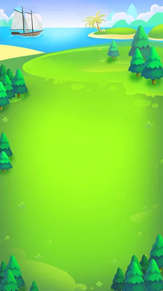 卡通元素H5背景高清