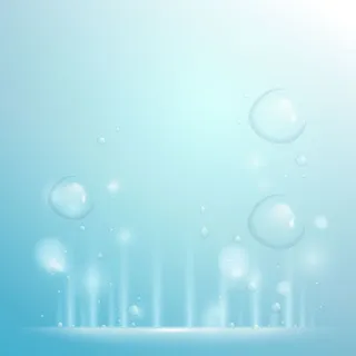 清爽自然透亮化妆品海报水泡背景高清