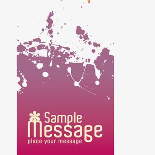 矢量艺术墨汁底纹免抠