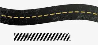 矢量公路车印免抠素材免抠