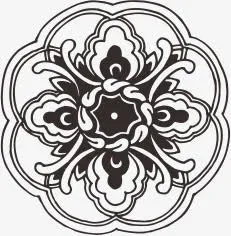 中国传统花纹免抠