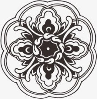 中国传统花纹免抠