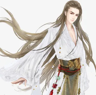 立绘古风古装男子白衣服帅哥免抠