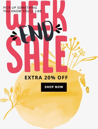 减价促销标签矢量图免抠