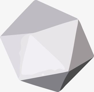 二十面三角石膏免抠