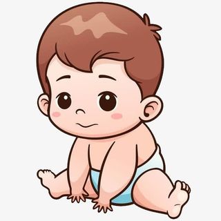 开心的孩子免抠