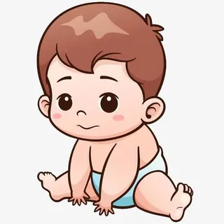 开心的孩子免抠