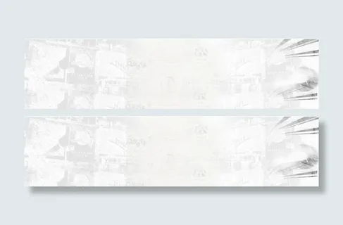 创意元素杂志风格banner模板