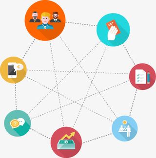 商务流程图免抠