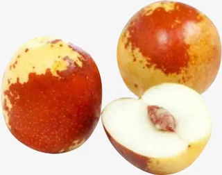 春天黄红色小枣水果免抠