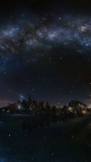 黑色科技光点H5背景高清