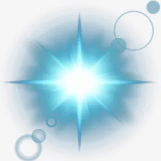 八角星炫光免抠