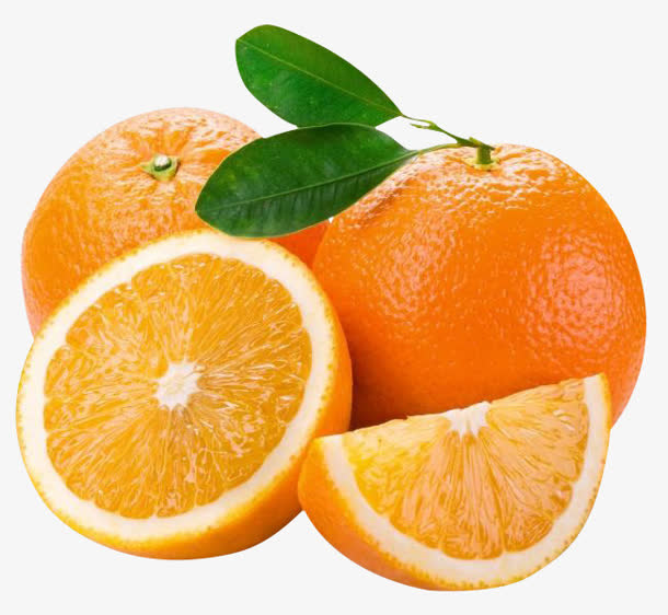 高清摄影香甜可口的脐橙免抠