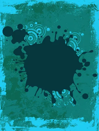 蓝绿色纹理海报背景高清