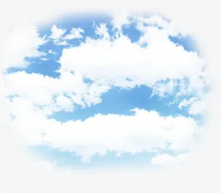 卡通天空蓝天白云背景