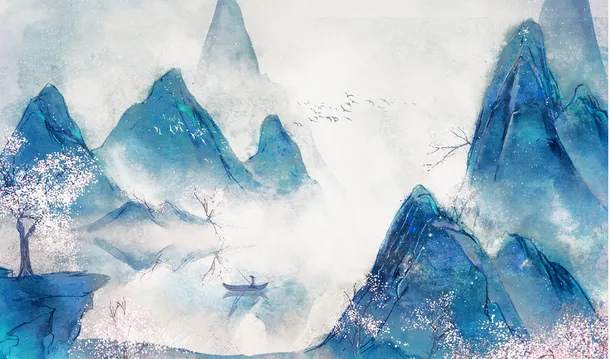 山水图片海报素材下载免抠