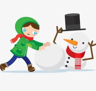 堆雪人啦免抠