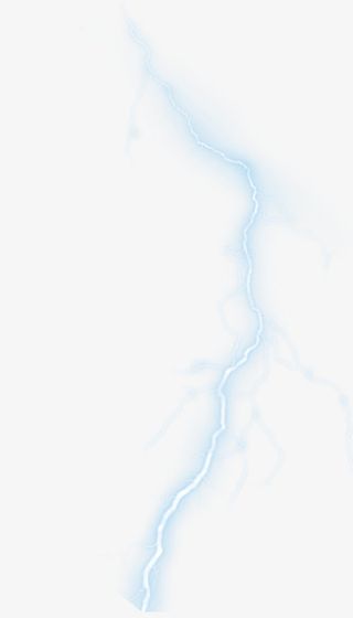 逼真闪电打雷免抠