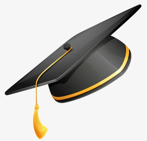 学士帽免抠手绘/卡通卡通元素