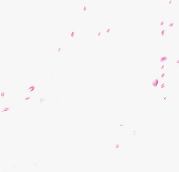 情人节紫色花瓣免抠