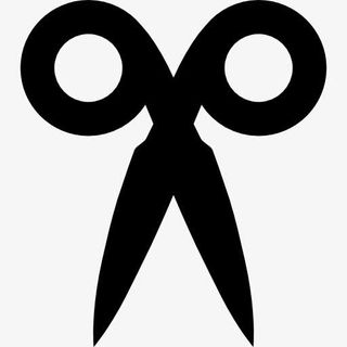 剪刀指着图标免抠