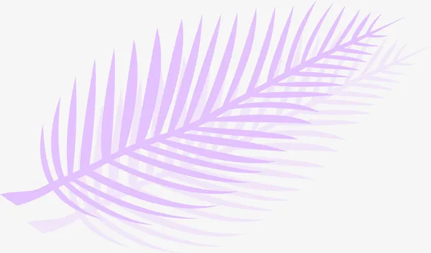 植物叶子几何体漂浮元素免抠