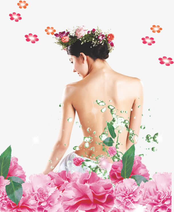 美女元素免抠