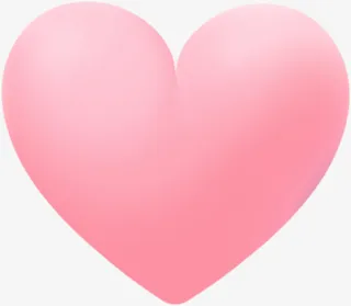 粉色浪漫大心心免抠