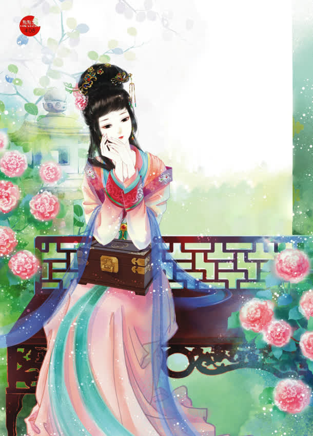 思考中的忧郁女子免抠