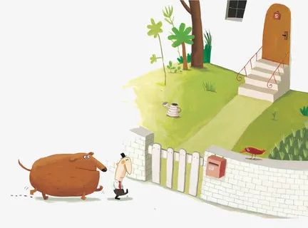 儿童插画人物免抠