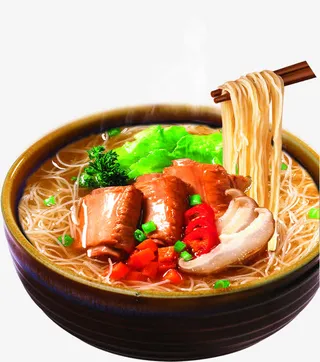 排骨高汤面免抠