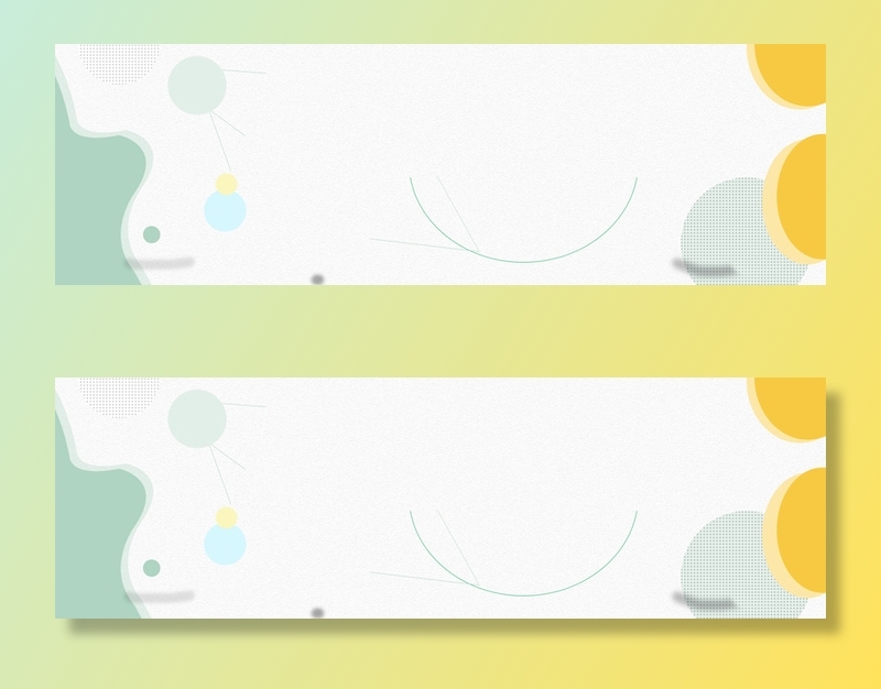 电商扁平几何设计简洁背景海报banner高清