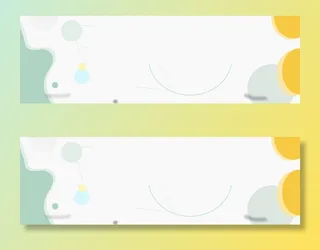 电商扁平几何设计简洁背景海报banner高清