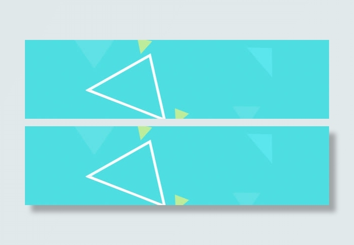 不规则三角形淘宝banner背景图