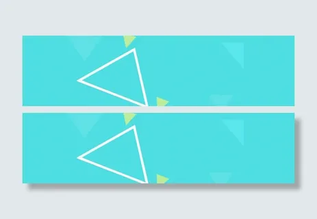 不规则三角形淘宝banner背景图