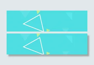 不规则三角形淘宝banner背景图