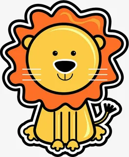 坐着的狮子免抠 坐着的狮子免抠