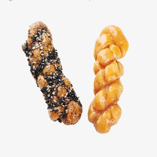 红糖麻花和黑芝麻麻花免抠