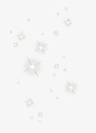 漂亮闪耀卡通星光免抠