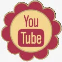 花瓣社交媒体PNG网页图标youtube免抠