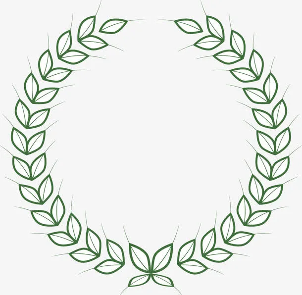 简约麦穗图标素材免抠