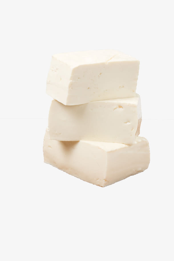 白色堆叠方块豆腐免抠