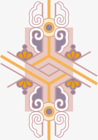 中国传统花纹免抠