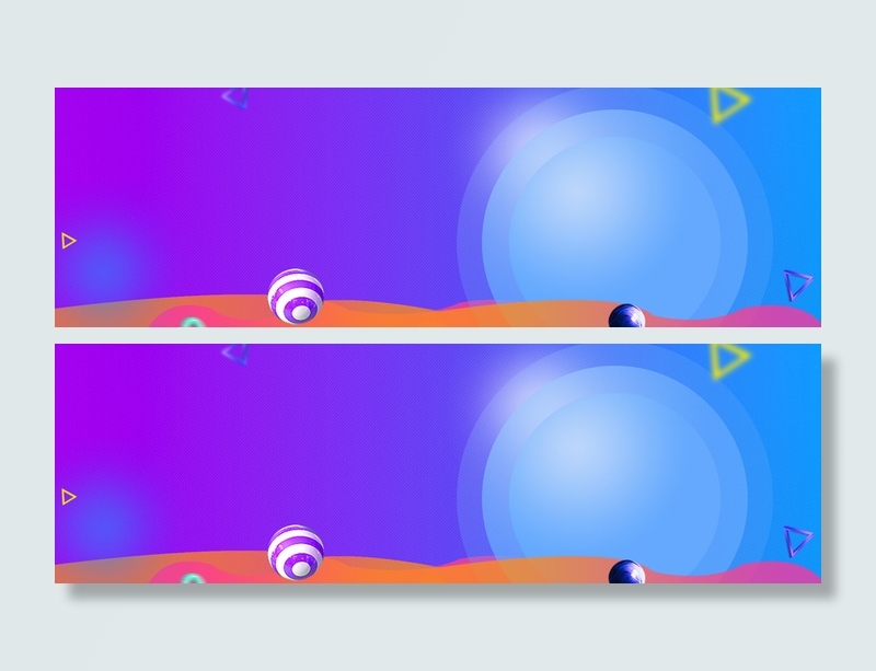 紫色激情电商活动banner高清