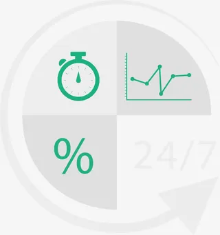 矢量手绘24小时免抠