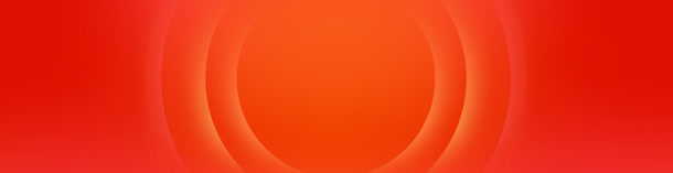 红色渐变光圈海报免抠
